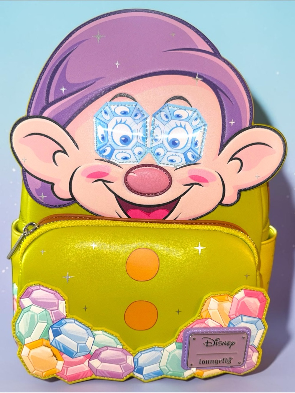 Loungefly Snow White Dopey Diamond Eyes Mini Backpack